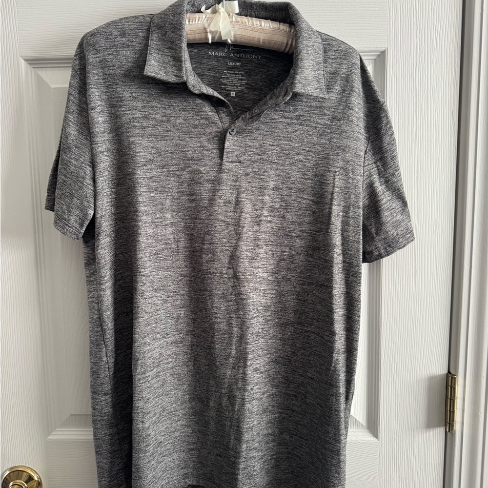 Marc Anthony Charcoal Polo Shirt for Men